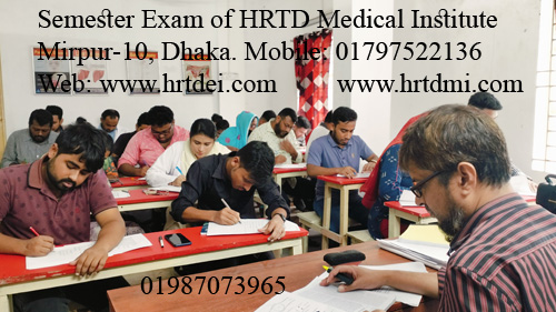 Semester Exam of HRTD Medical Institute